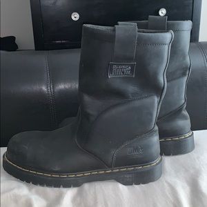 Men’s Dr Airwair Martens steel toe boots